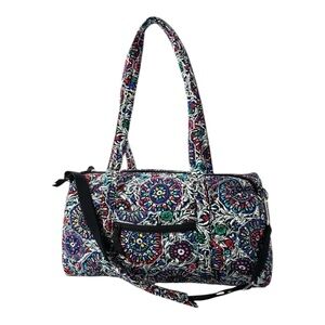 Vera Bradley Colorful Mandala Weekender Medium Duffle Travel Bag DetachableStrap